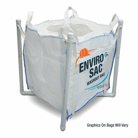 CONCRETE PUMP SUPPLY Large Ready-Mix Washout Bags- Lined, L42'' x W42'' x H43'' - 1.9CY BAG_RM_LG_LIN